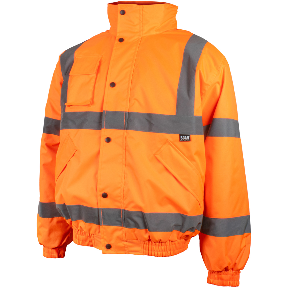 Scan Hi Visibility Bomber Jacket XXXL Orange Image 1
