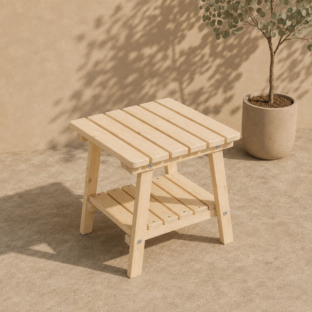 AMATA Ungurs Olive Side Table for Adirondack Chairs Image 4