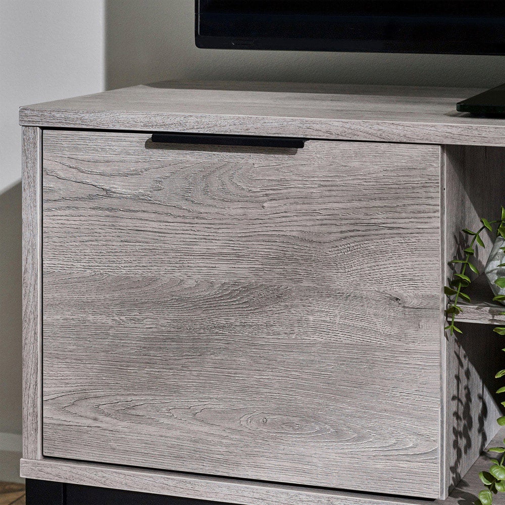 Julian Bowen Bali Grey Oak TV Unit Image 6