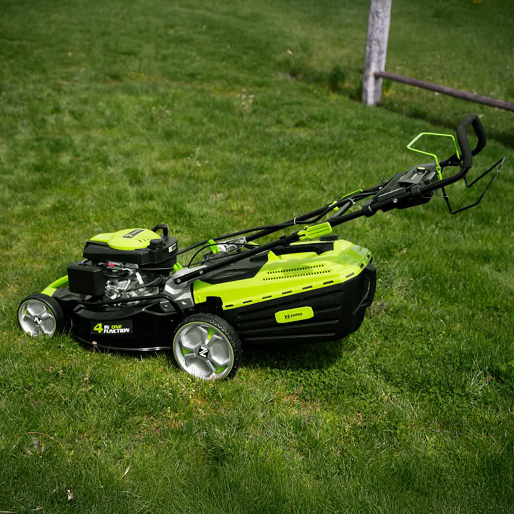 Zipper ZI-BRM52EST 52cm Self-Propelled Petrol Lawn Mower with E-Start Image 2
