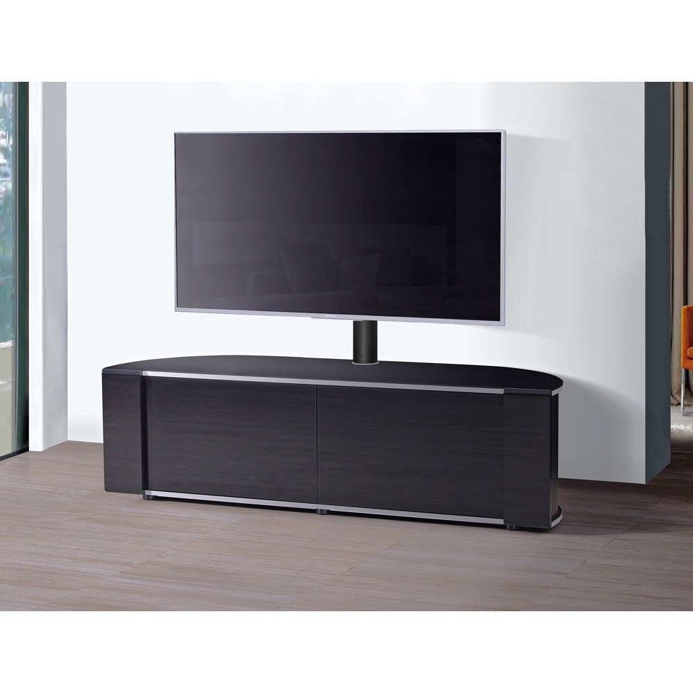 MDA Designs Sirius 1600 2 Door Black Complete TV Cabinet Image 7