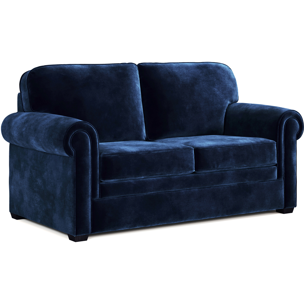 Jay-Be Heritage 2 Seater Luxe Velvet Royal Sofa Bed with e-Pocket Mattress Image 2