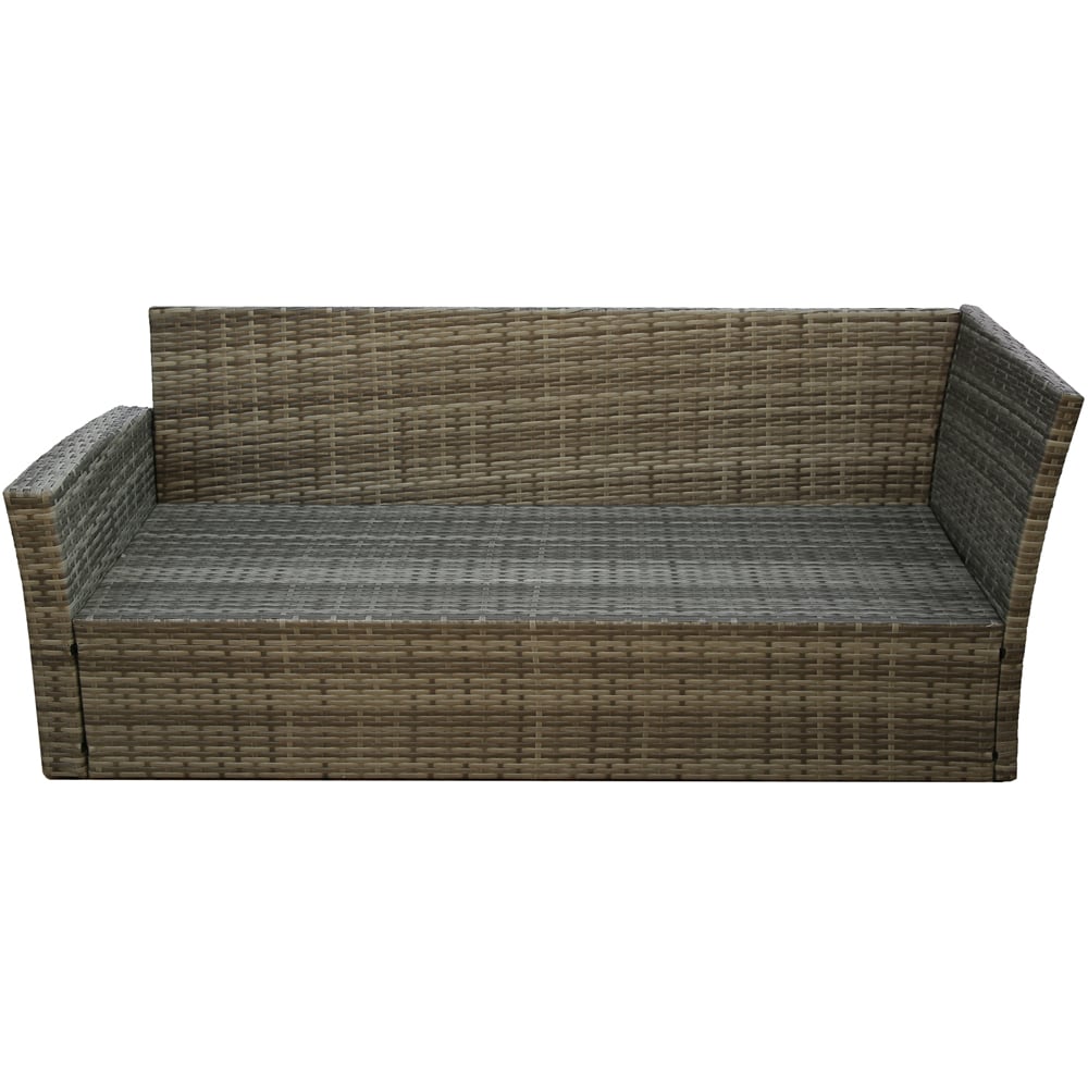 Home Garden Direct Pelias 9 Seater Rattan Dining Set Beige Image 4