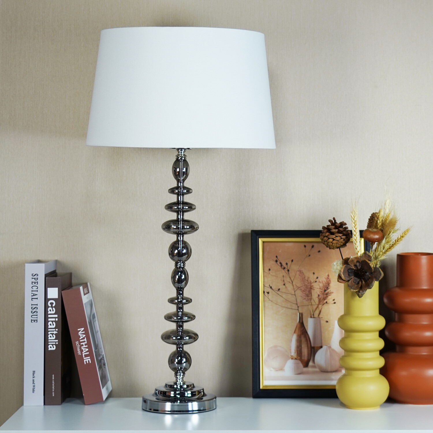Nessa Table Lamp - Chrome Image 2