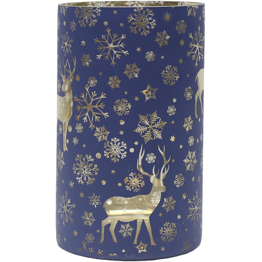 Stag LED Lantern Navy Image 4