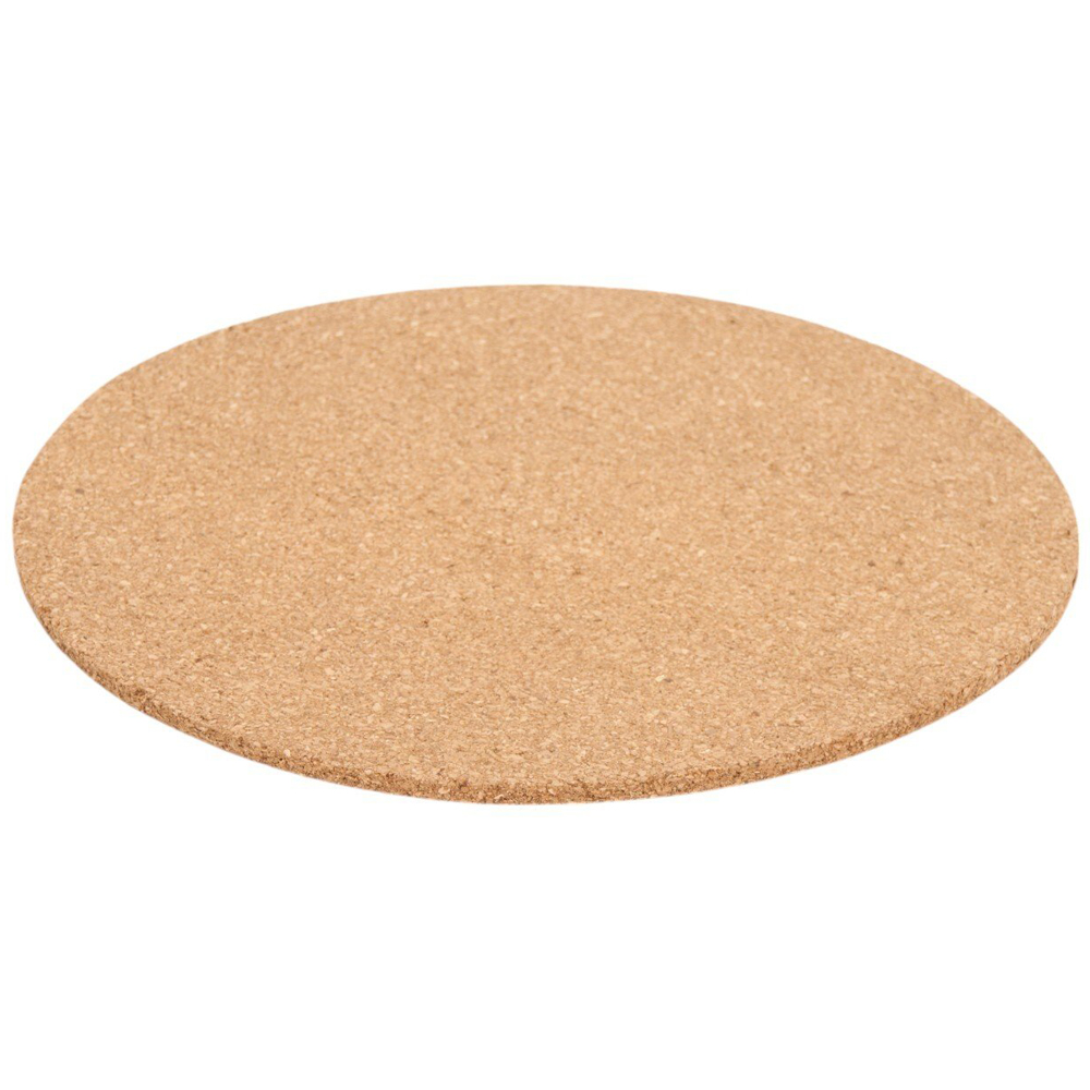 Set of 4 Cork Placemats Brown Image 3