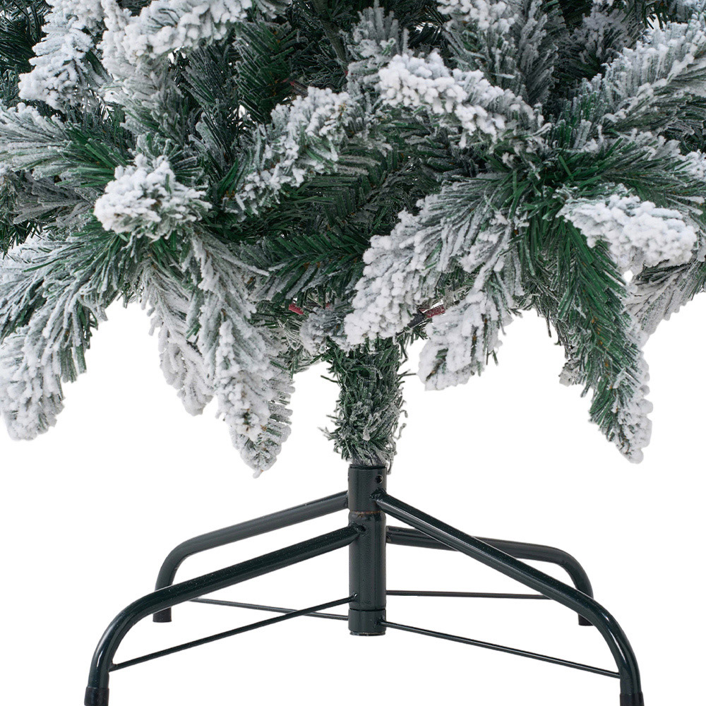 Living and Home X-Frame Stand Snow-Flocked Artificial Christmas Tree 5.9ft Image 6