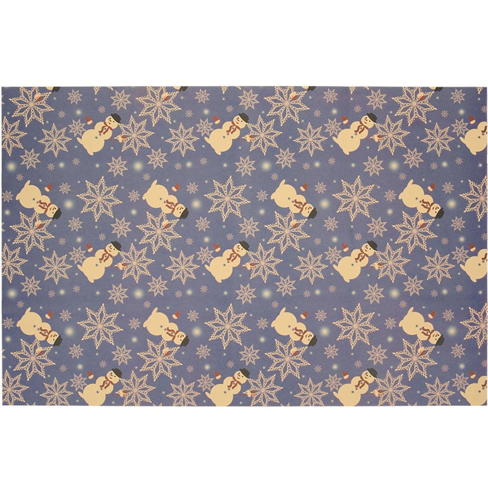 Living and Home Christmas Rustic Kraft Wrapping Paper Sheets 76 x 50cm 10Pack Image 3