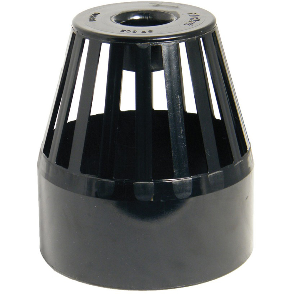 FloPlast Ring Seal Soil Vent Terminal Black 110mm Image 5
