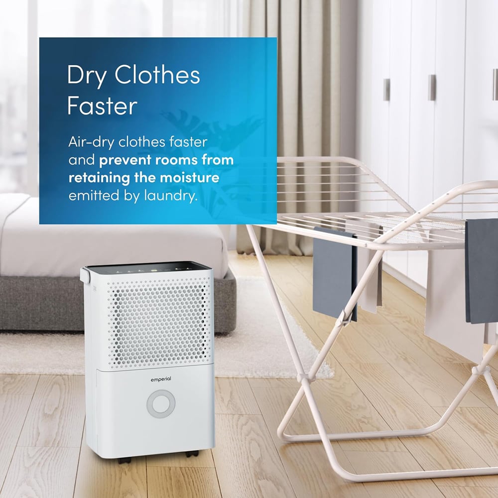 Emperial Dehumidifier with Digital Humidity Display and Timer 12L Image 4