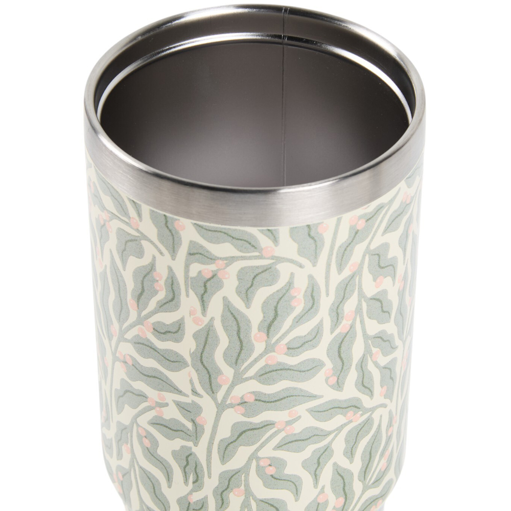 Nitro Green Leaves Stainless Steel Tumbler Neutral Image 4