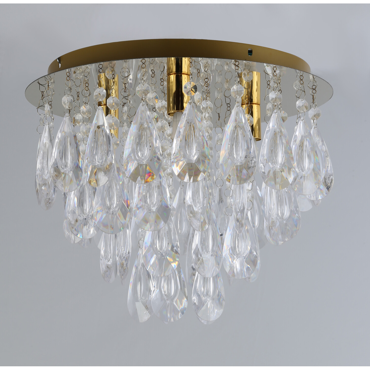 Eliana Flush Ceiling Fitting Clear Image 2