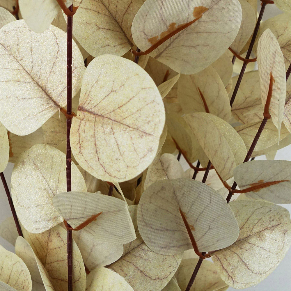 Leaf White Eucalyptus Artificial Foliage Stem 80cm 6 Pack Image 2