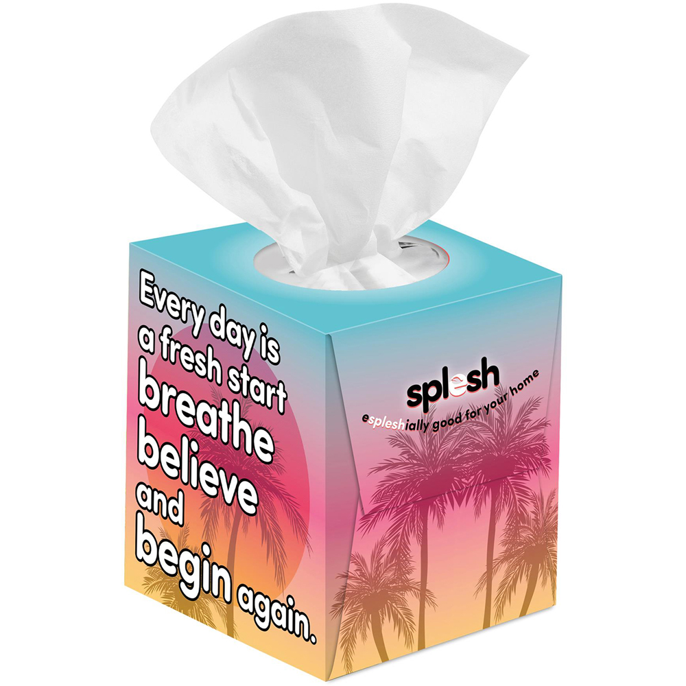 Splesh 3-Ply Ultra Soft Facial Tissue Box 24 Pack Image 4