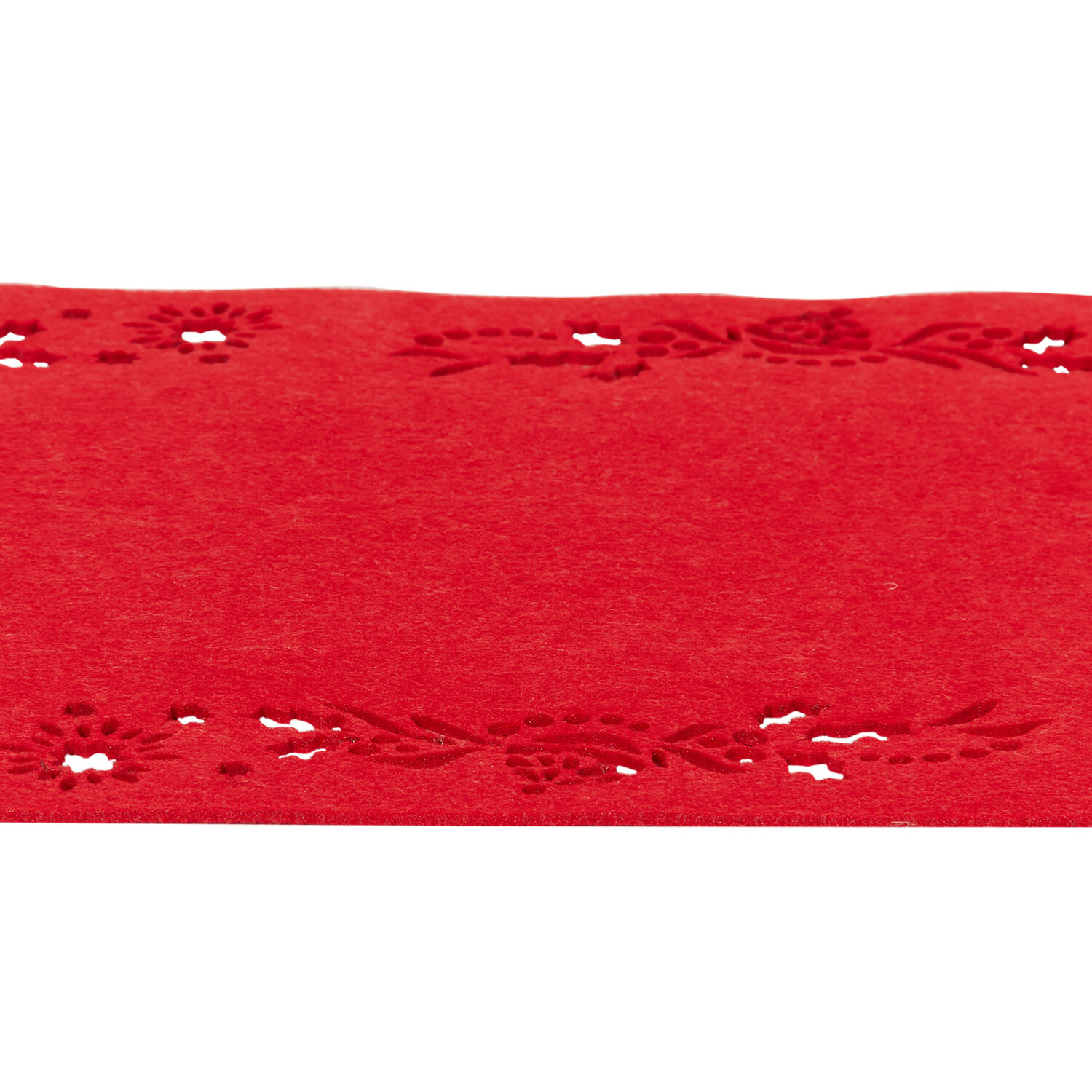Christmas Felt Table Runner - Red Image 3