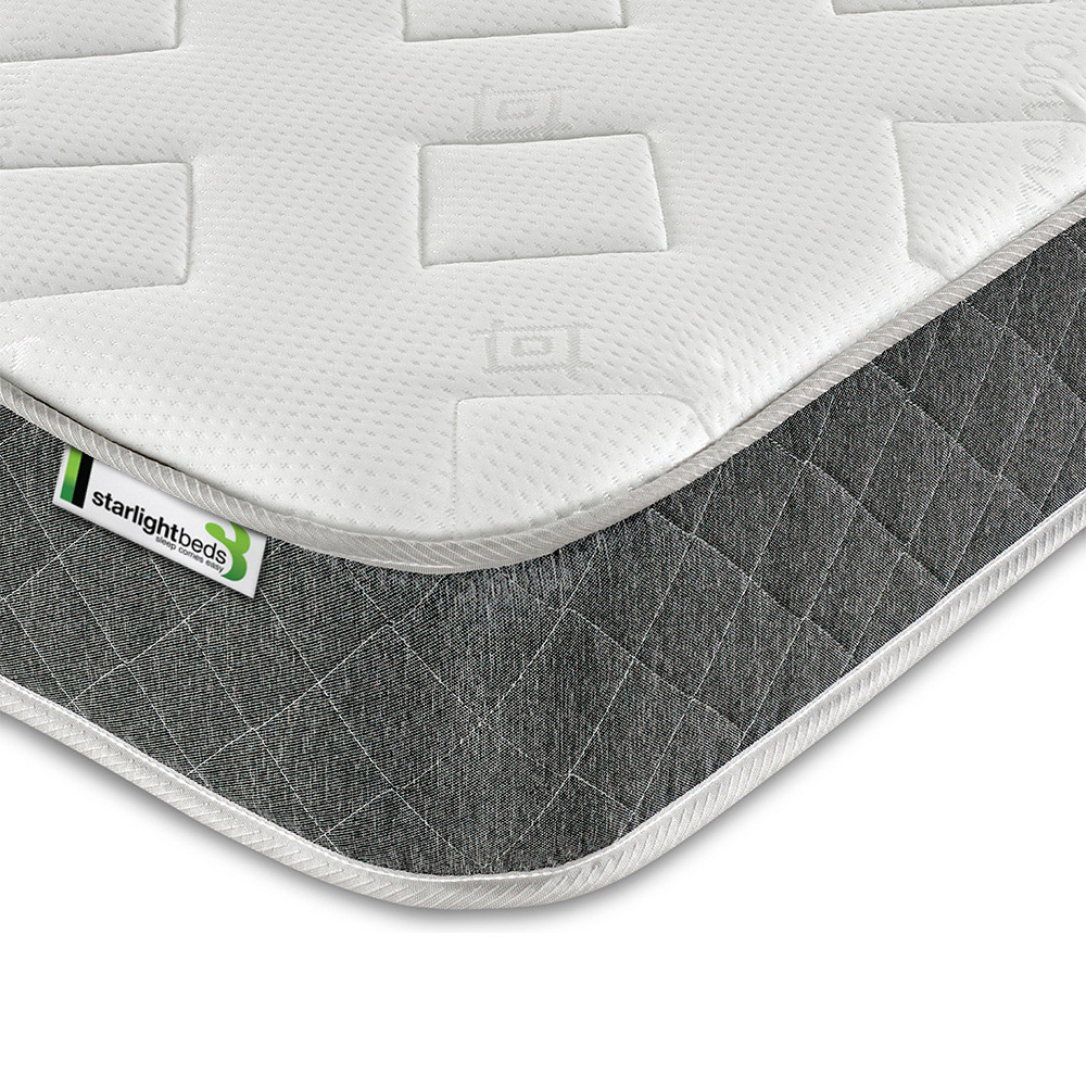 Starlight Beds Jump n Tac European Small Single Grey Memory Foam and Spring Mattress Image 3