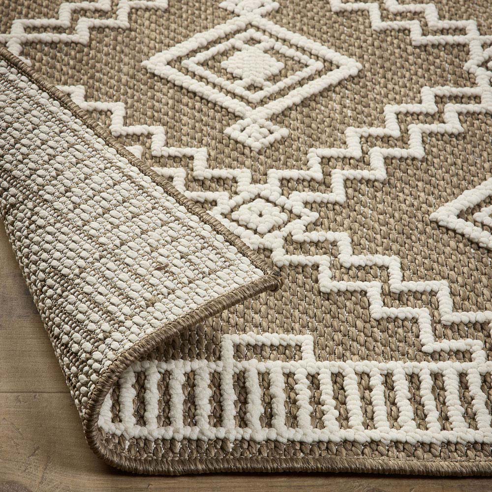 Origins Atlas Diamond Coffee Rug 120 x 170cm Image 3