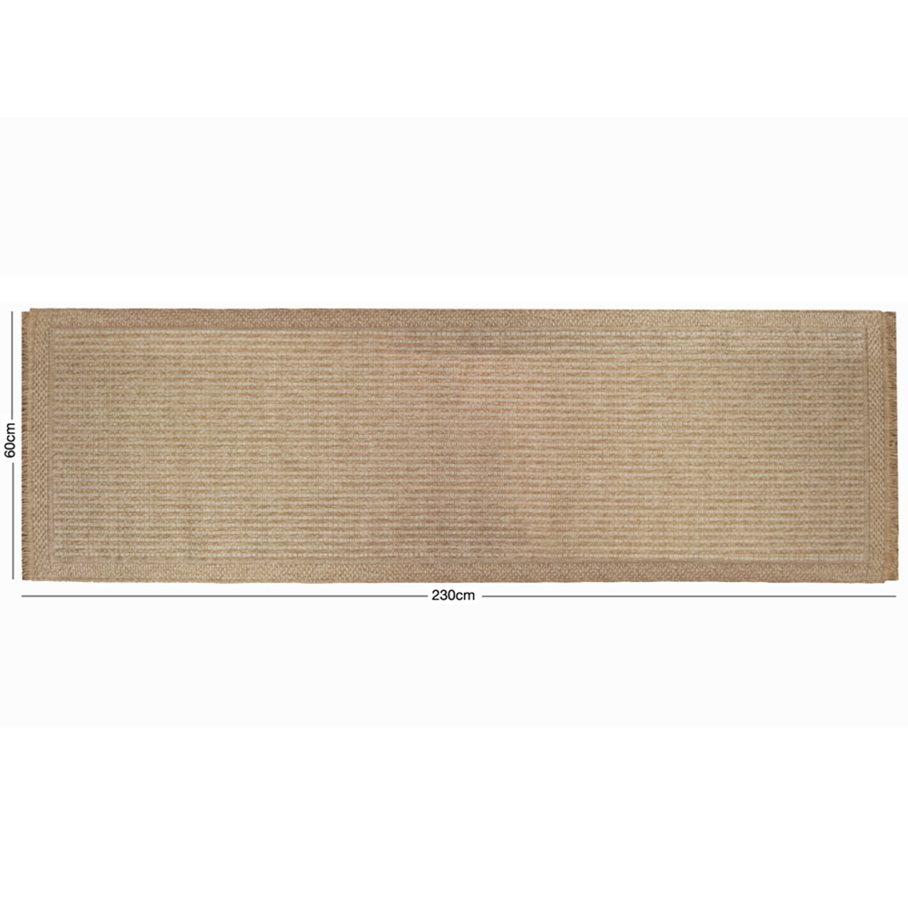 Eselle Jute Effect Weave Runner 60 x 230cm Image 5