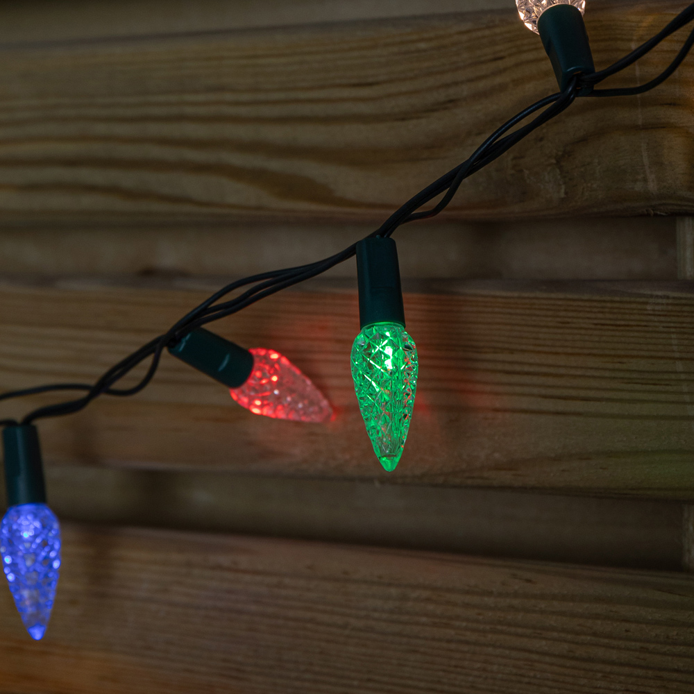 Samuel Alexander 300 Multicoloured LED Multi-Action Pinecone Christmas Lights 15m Image 5