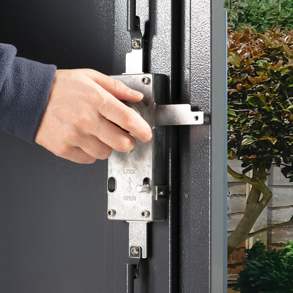 Asgard Sentry 3 x 7ft Cream Apex Garden Shed Image 4