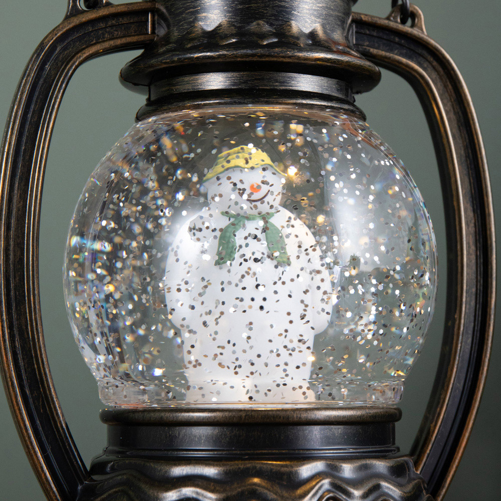 Samuel Alexander The Snowman Water Spinner Lantern Christmas Decoration 20cm Image 6