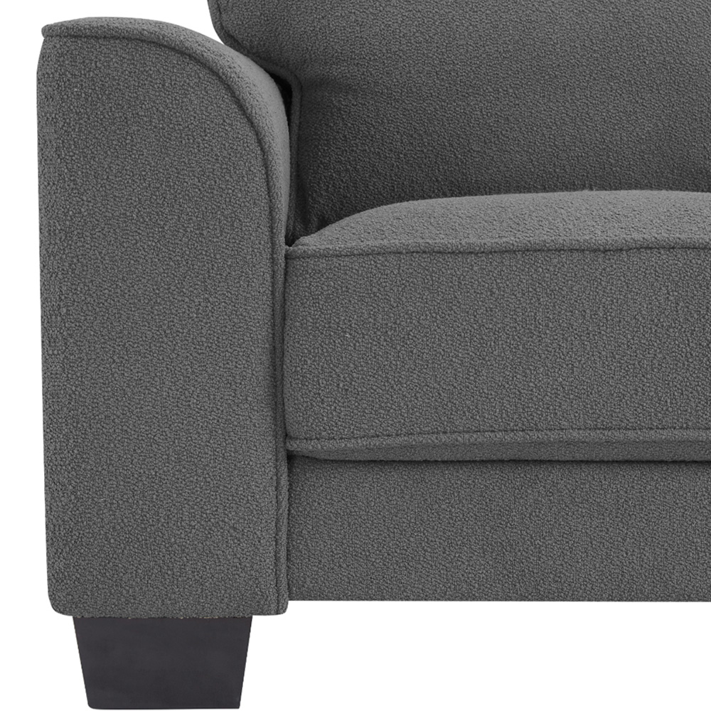 Home Detail Jada 2 Seater Dark Grey Boucle Sofa Image 7