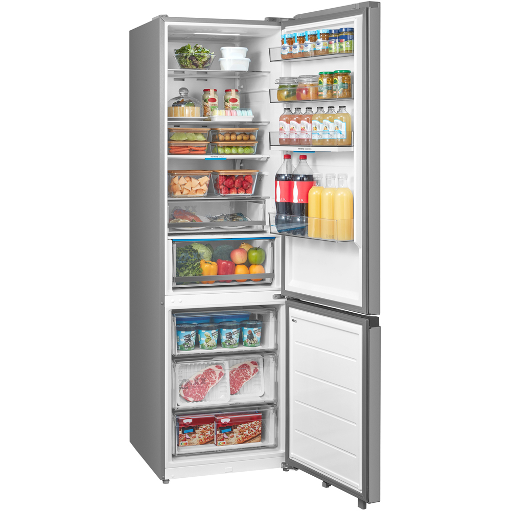 Midea MDRB600MIC46P Inox Total No Frost 442L Combi Fridge Freezer Image 4