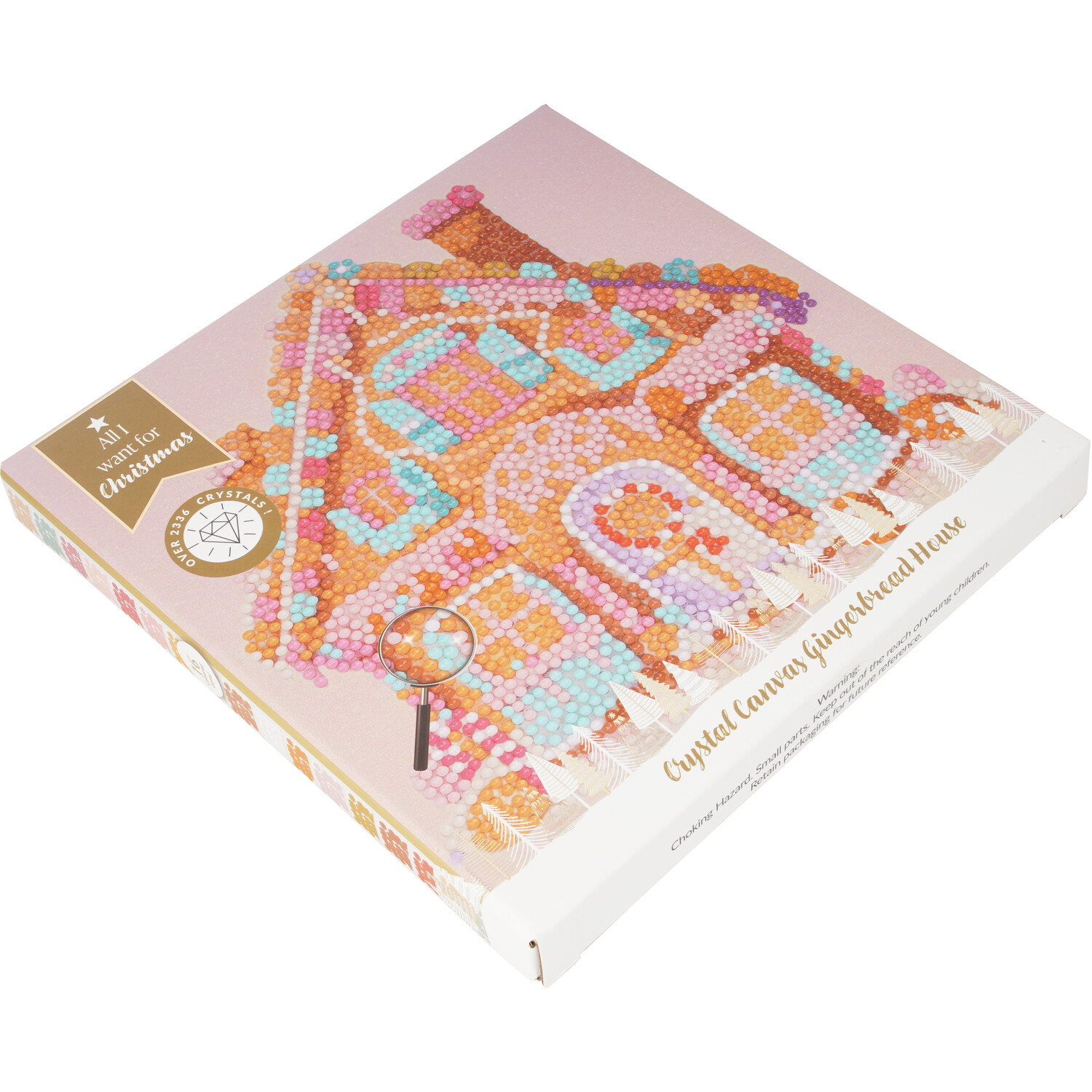 Crystal Canvas Gingerbread House Kit Neutral Image 3