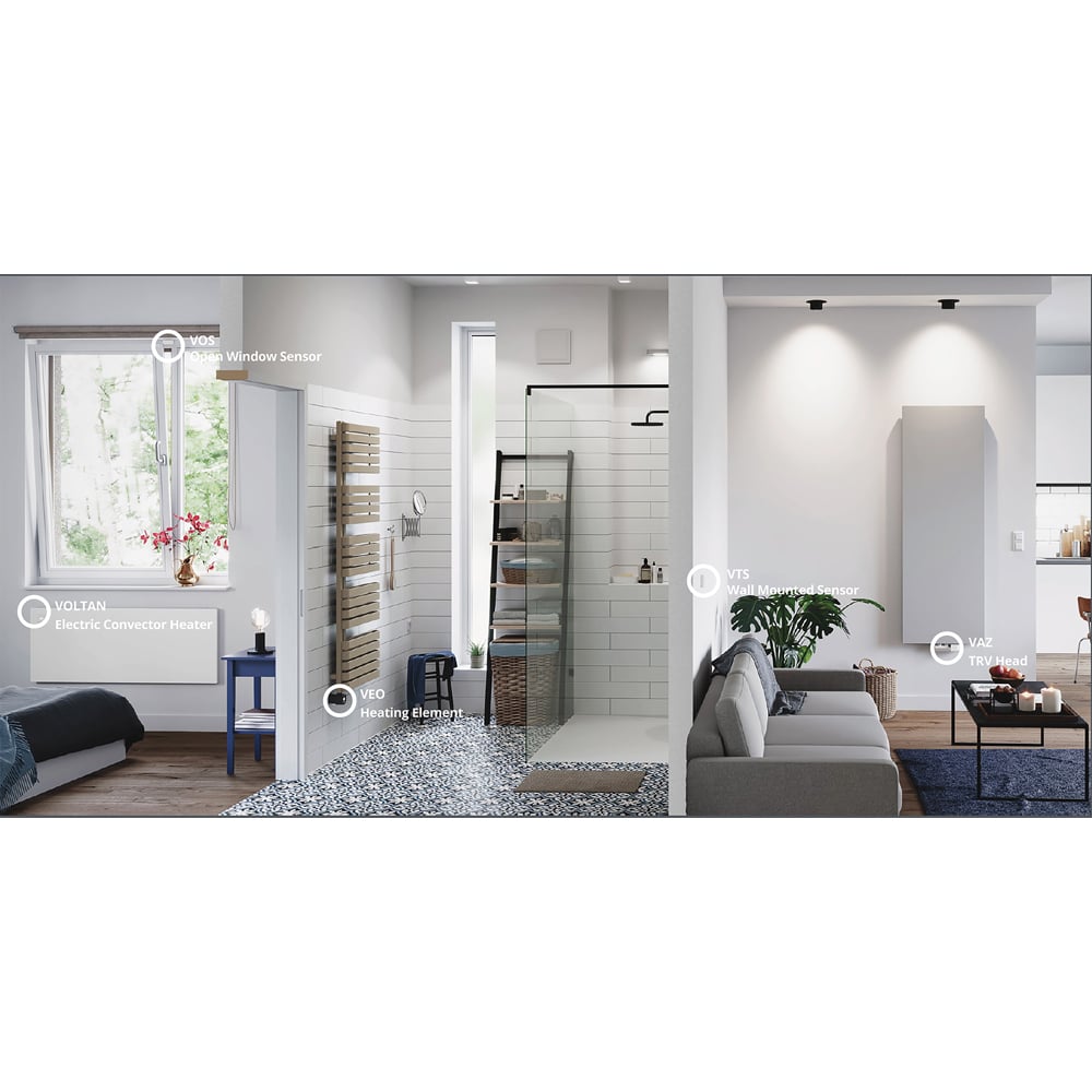 Terma VEO Smart Black Heating Element Image 6