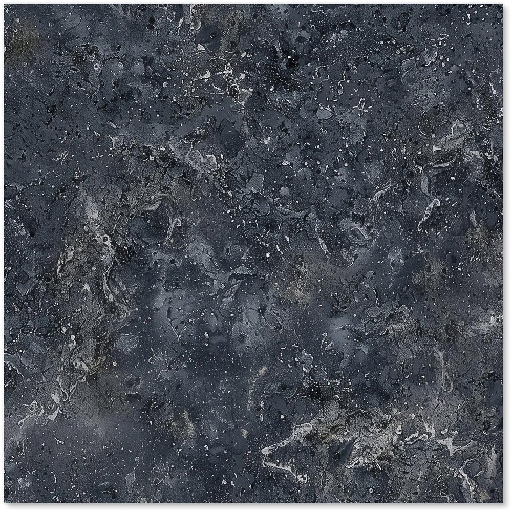 Warren Reed Designer Luxury Slate Grey Quartz Effect Glass Kitchen Splashback 60 x 60cm Image 2