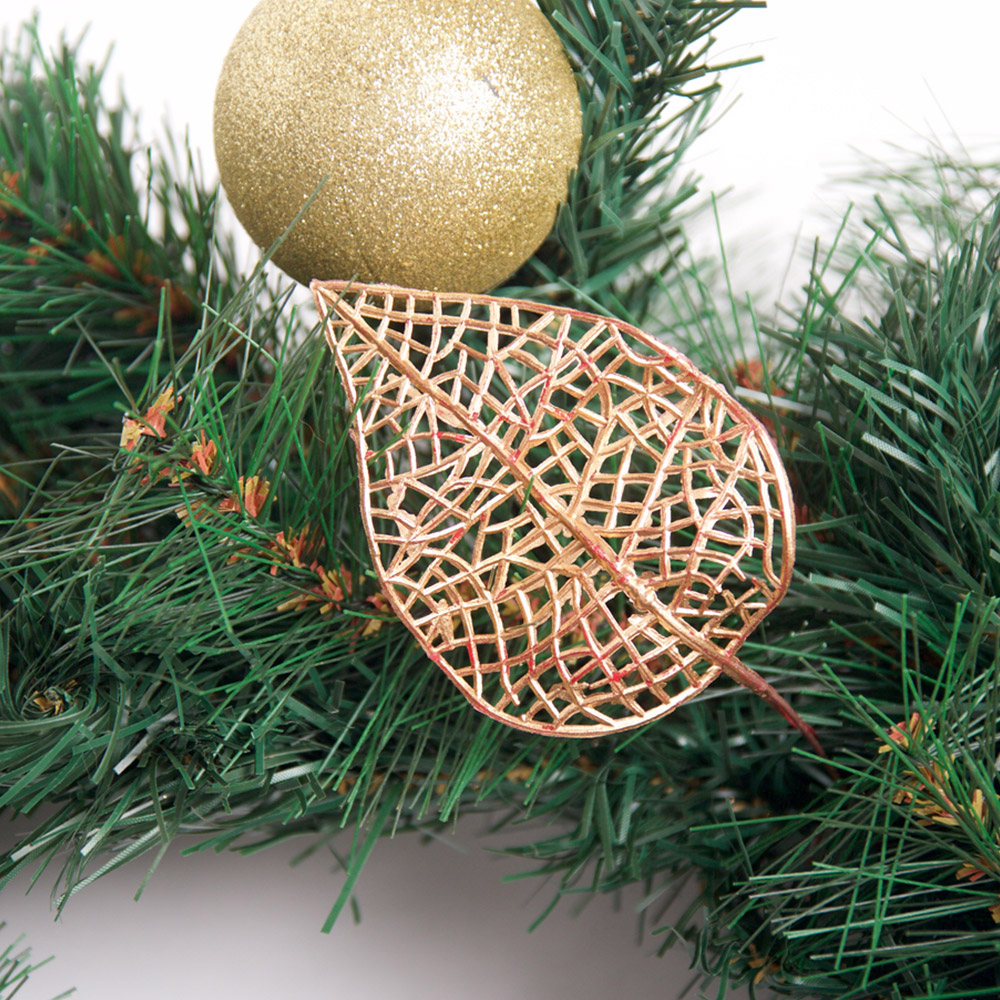 Best Artificial Gold Christmas Garland 180cm Image 2