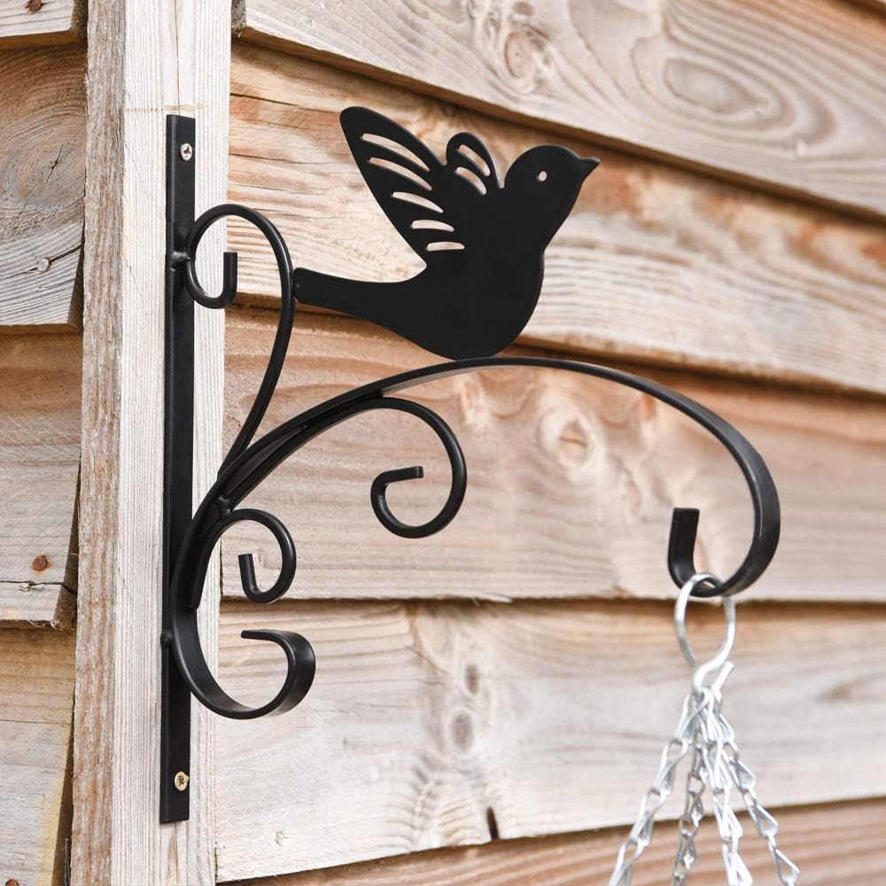 Garden Gear King Swallow Black Garden Bracket 2 Pack Image 2