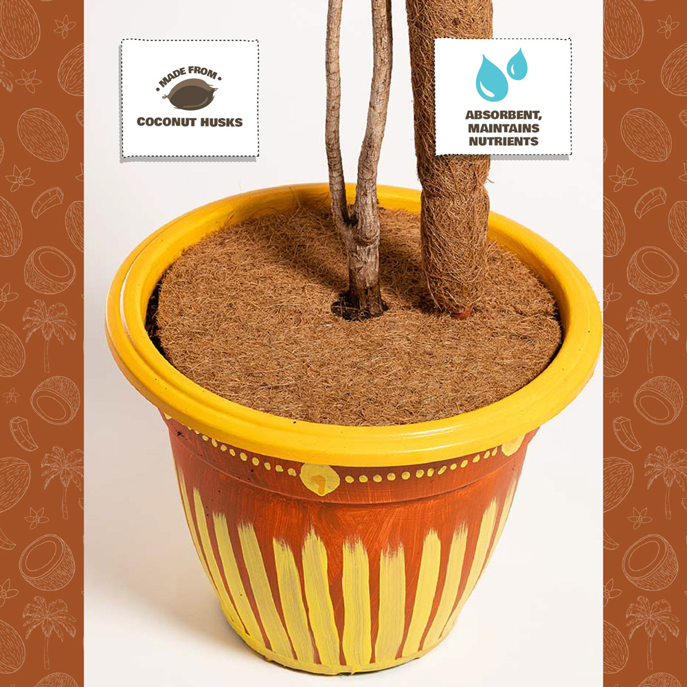 Coco & Coir Coco Mulch Mat 15cm Image 2