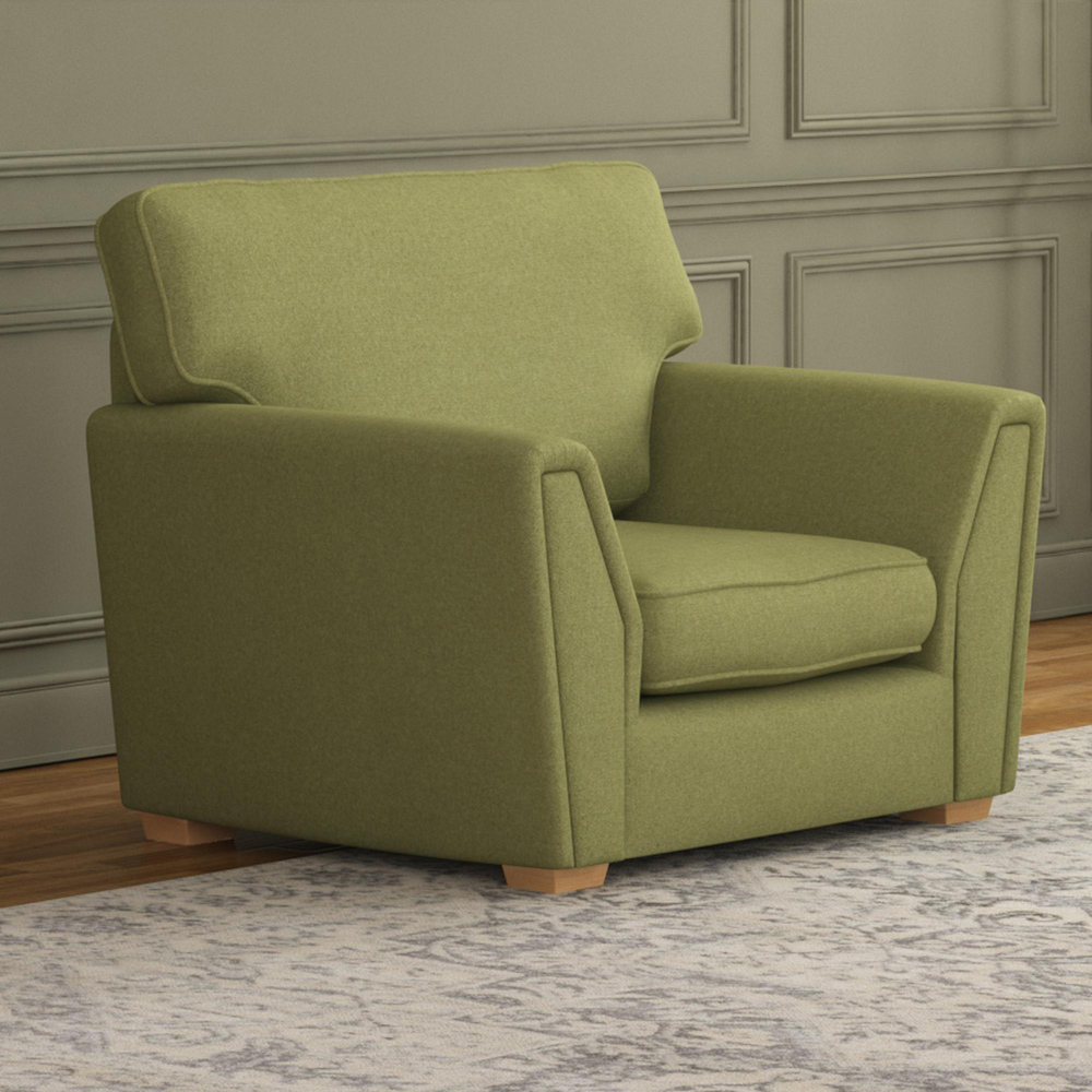 Wendleberry Venice Olive Fixed Back Armchair Image 5
