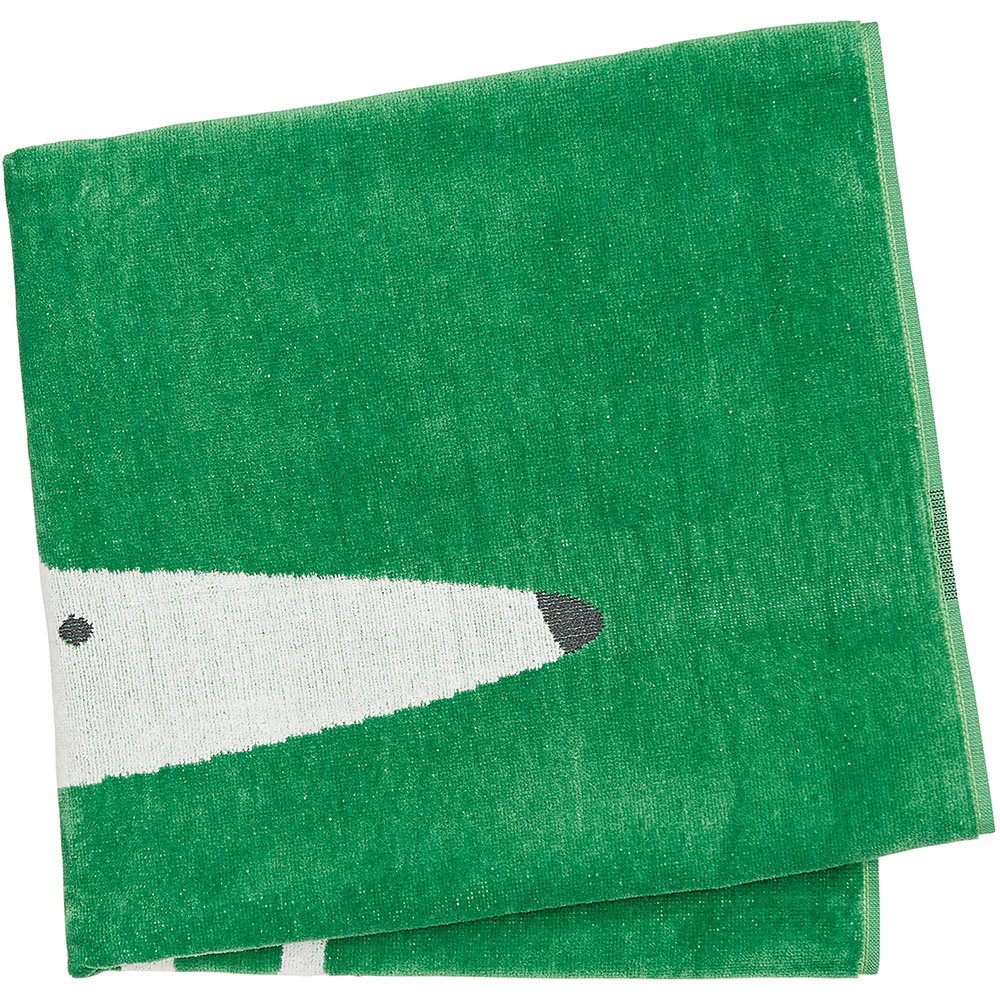 Scion Mr Fox Large Mint Leaf Hand Towel Image 3