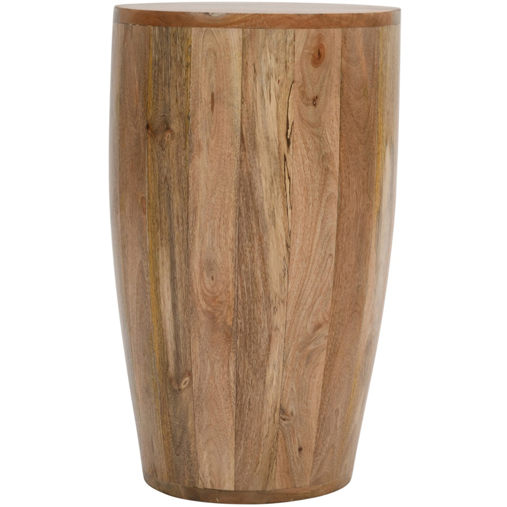 Brooklyn Surrey Drum Style Solid Wood Side Table Image 3