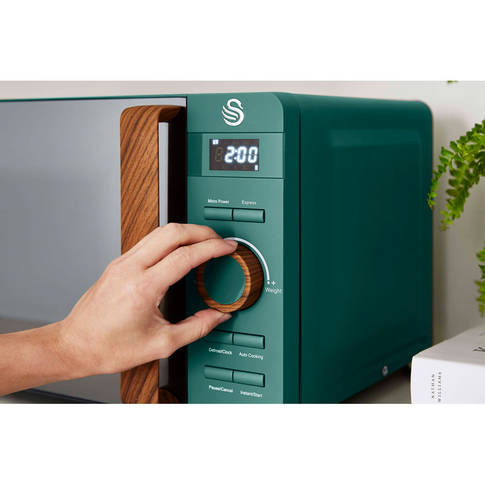Swan Nordic EEJB142 Green 2 Slice Toaster 1.7L Kettle and 20L Microwave Bundle Image 6