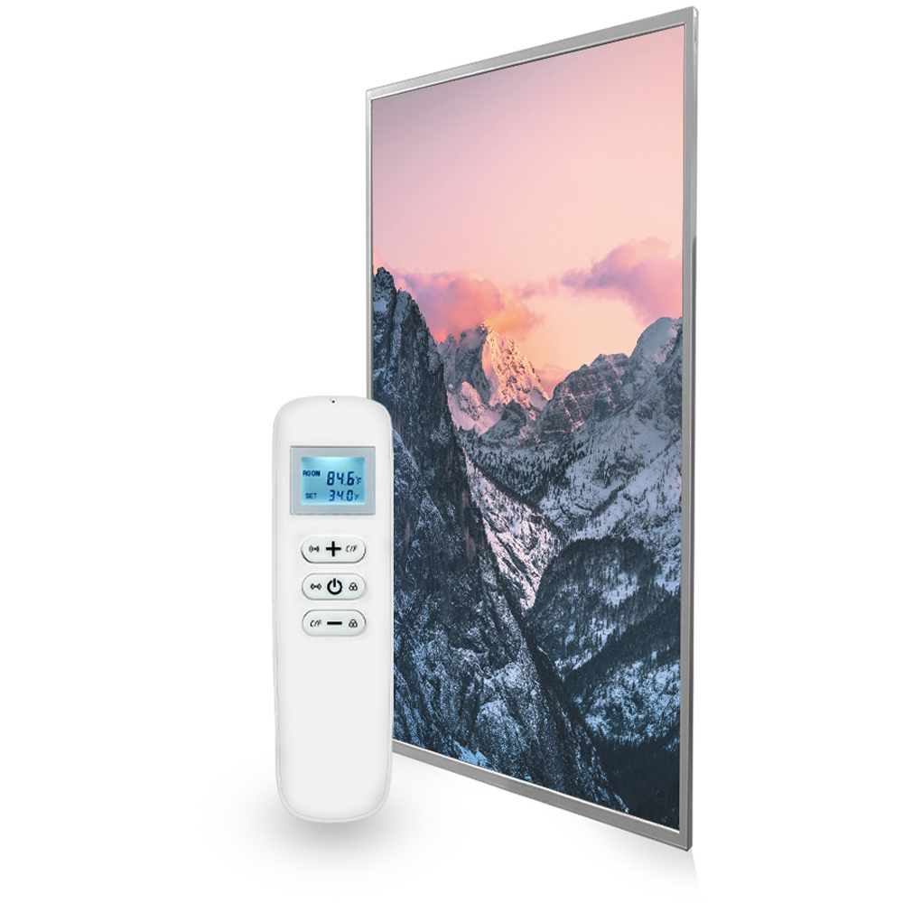 Mirrorstone Nexus Valley at Dusk Image Wi-Fi Infrared Heating Panel 580W 595 x 995mm Image 2