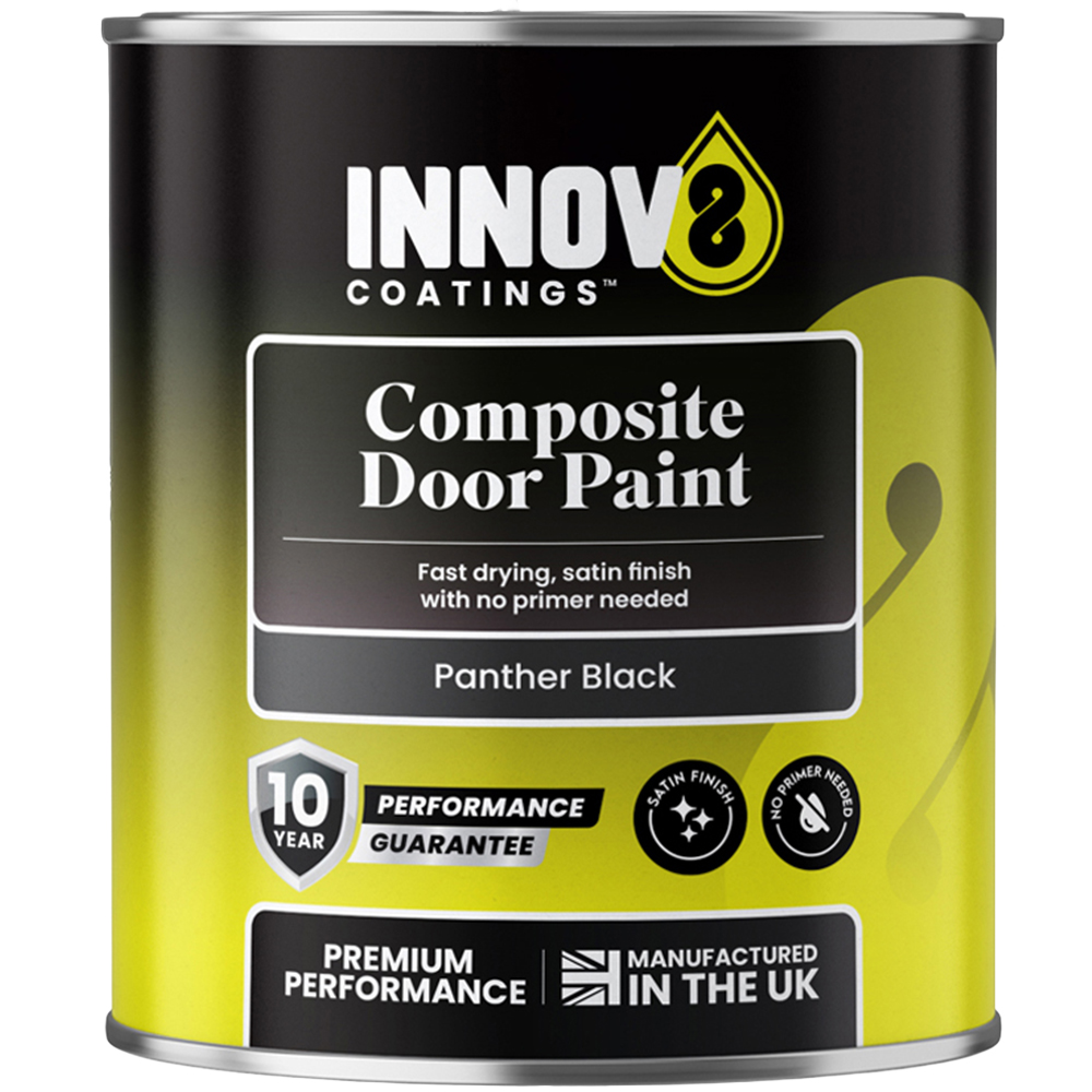 Innov8 Coatings Composite Door Paint 750ml Panther Black Image 2