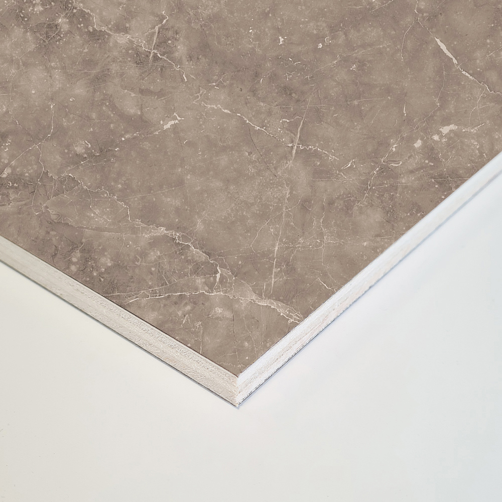 Wetwall Mermaid Concrete Collection Marmo Venezia Plywood Shower Panel 2420 x 1210mm Image 3