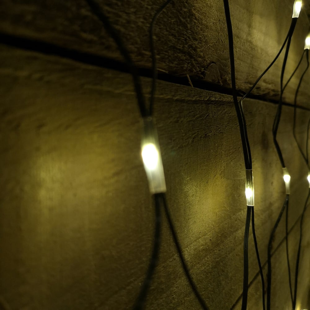 Samuel Alexander 180 Warm White Multifunction LED Outdoor Christmas Net Light Image 4