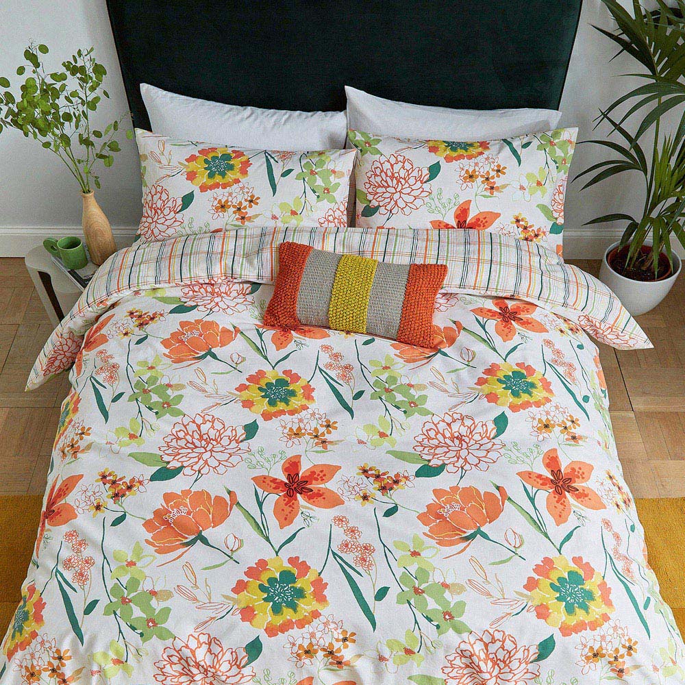 Helena Springfield Bella King Size Mango Duvet Set Image 3