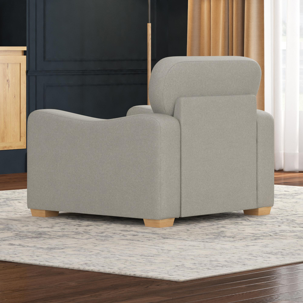 Theadford Mink Venice Fixed Back Armchair Image 6