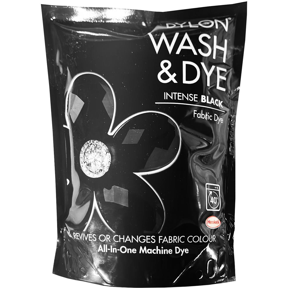 Dylon Wash and Dye Intense Black Fabric Dye 350g 2 Pack Image 3