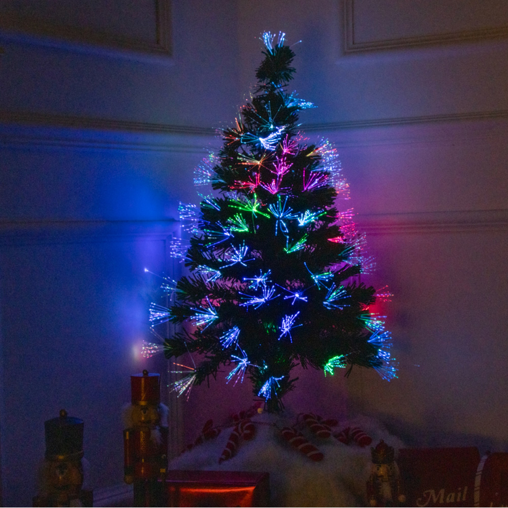 The Christmas Workshop Green Fibre Optic Christmas Tree 3ft Image 3