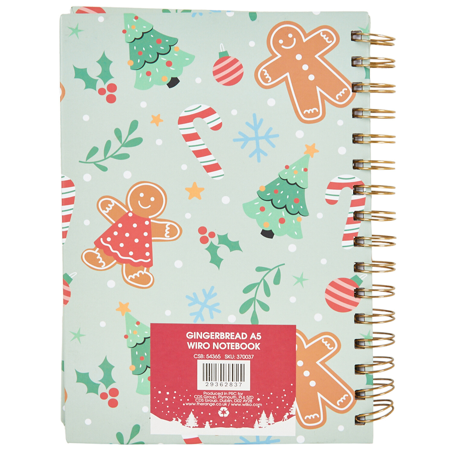 Gingerbread Wiro Notebook A5 - Multicolour Image 2