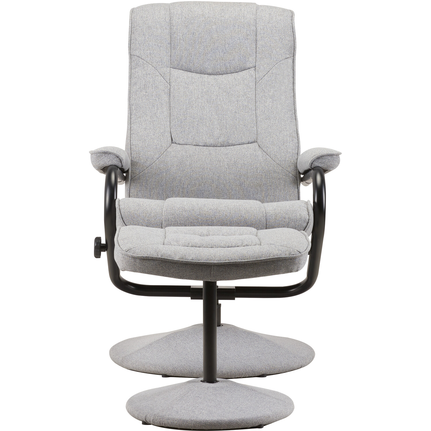 Memphis Swivel Chair Grey Image 3