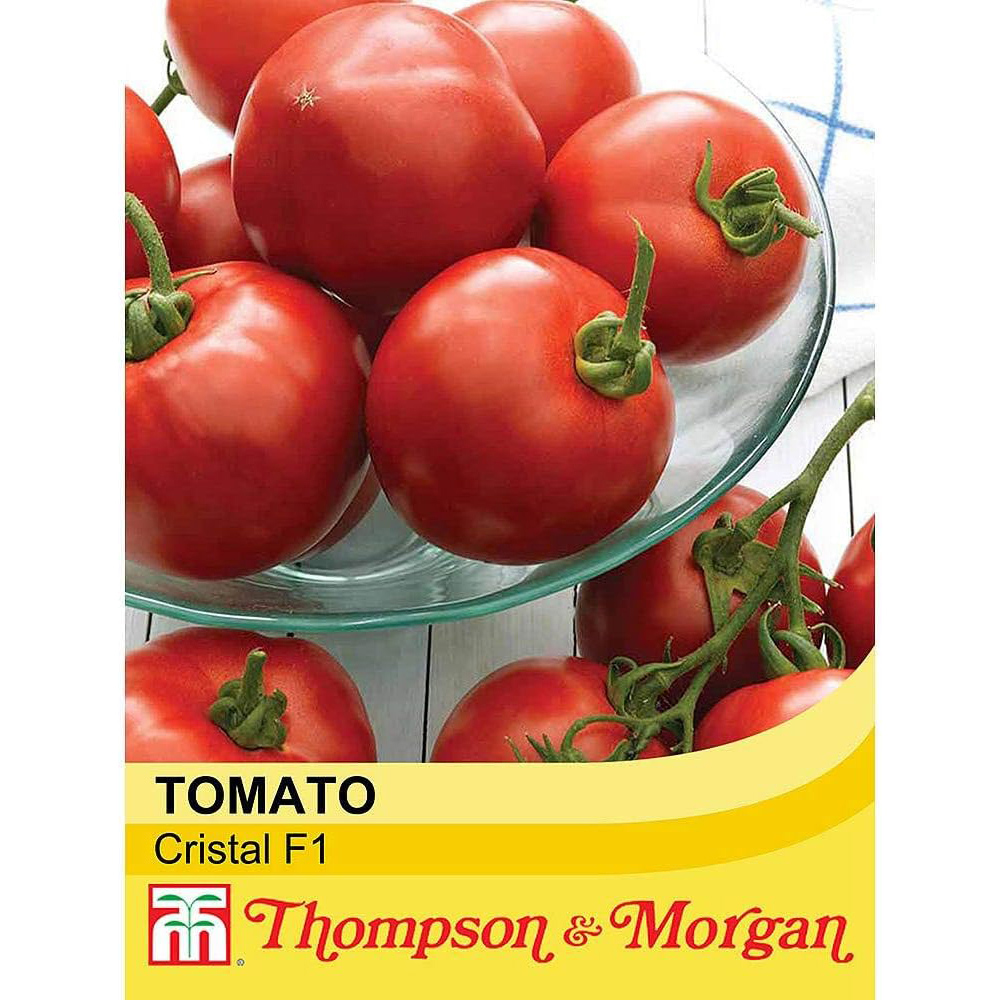 Thompson & Morgan Tomato Cristal F1 Hybrid 4 Seeds Packet Image 2