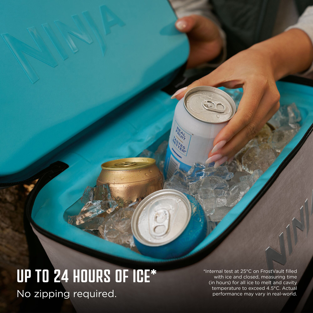 Ninja FrostVault Go Cream Leakproof Soft Cooler Backpack 23L Image 6