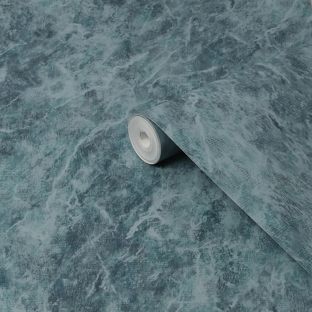 Next Washed Marble Blue Wallpaper Image 2